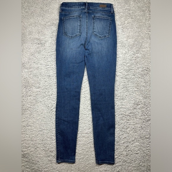 Kut from the Kloth Jeans Womens 6 Connie Ankle Skinny Dark Wash Classic Raw Hem - Picture 5 of 5